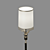 Elegant Standing Lamp 3D model small image 2