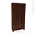 Elegant Wooden Doors 3D model small image 1