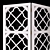 Abbotts Landing Ivory Key Folding Screen 3D model small image 3