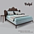 Contemporary Bed by Volpi 3D model small image 1