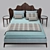 Contemporary Bed by Volpi 3D model small image 2