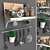 Modern Kitchen Essentials Set 3D model small image 2