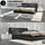 Italian Elegance: Baldo Bed Set 3D model small image 1