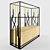 Zaremba Metal Frame Shelf 3D model small image 2