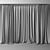 Modern Style Curtain 3D model small image 3