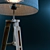 Wooden Telescope Floor Lamp | Height: 158cm 3D model small image 2