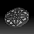 Decorative Rosette Mesh 3D model small image 3