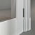Elegant Glass-Paneled White Door 3D model small image 3