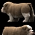 Charming English Bulldog Puppy with Beautiful Coat 3D model small image 2