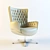 Italian Luxury Lounge Chair: Mascheroni Buenavista 3D model small image 1