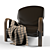 Elegant Armchair: 900x950, V-Ray, 3Ds Max 3D model small image 2