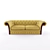 Leather Sofa 3D model small image 1