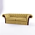 Leather Sofa 3D model small image 2