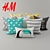 Tropical Vibes Cushion Set (H&M Home) 3D model small image 1