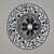 Elegant Ceiling Rosette 3D model small image 2