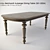 Elegant Bernhardt Auberge Dining Table 3D model small image 1
