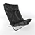 Sleek Arflex 2015 Leather Chair 3D model small image 1