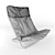 Sleek Arflex 2015 Leather Chair 3D model small image 2