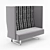 Brizley Office Sofa: Elegant & Functional 3D model small image 1