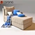 Milky White Youpin Sofa Couch 3D model small image 1