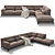 Busnelli Swing 3: Luxury Sofa Set 3D model small image 1