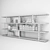 Dalton Bookcase: Modern Elegance 3D model small image 3