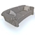 Silver Fox Classic Sofa 3D model small image 3