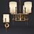 Diego Chandelier and Sconces Set 3D model small image 2