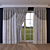 Sheer Window Curtain 3D model small image 2