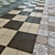 Stylish "BARBER" Floor Tiles 3D model small image 1