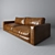 Italian Leather Billy Sofa 3D model small image 2