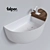 Stylish Falper Bowllino Sink 3D model small image 1