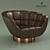 Metamorphosis Upholstered Armchair 3D model small image 1