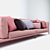Modern Italian Sofa - Bonaldo Marc-U 3D model small image 2