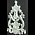 Elegant Carved Decor 001 3D model small image 2