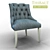 Thibaut Belaire Accent Chair 3D model small image 1