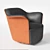 Poltrona Frau AIDA: Elegant Designer Armchair 3D model small image 2