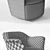 Poltrona Frau AIDA: Elegant Designer Armchair 3D model small image 3