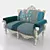 Elegant Comfort: Classic Sofa 3D model small image 1