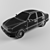 Chevrolet Lanos: Smooth Unsewn Exterior 3D model small image 3