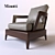 Minotti Virginia: Stylish Indoor Poltrona Armchair 3D model small image 1