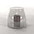 Elegant Metal Candle Holder 3D model small image 1