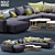 Title: Elegant ROLF BENZ Sofa 3D model small image 1