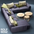 Title: Elegant ROLF BENZ Sofa 3D model small image 2