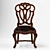 Elegant Messalinas Blessings Side Chair 3D model small image 2