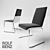 Rolf Benz 626 Stul_Ku Chair - 87cm Height, 48cm Seat Height, 44cm Seat Depth 3D model small image 1