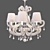 Elegant Monmartre Chandelier - WL61583-6CH 3D model small image 3