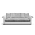 Hamburg Straight Sofa 3D model small image 1
