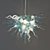 Lulu Handblown Glass Chandelier 3D model small image 2