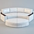 Sleek Semi-Circular Sofa: PD-01 3D model small image 1